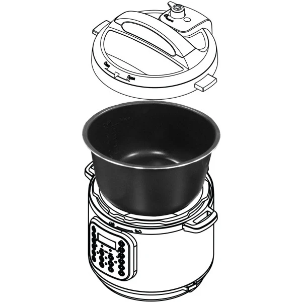 Ceramic Coated Non-Stick Inner Pot - 8L - Image 4