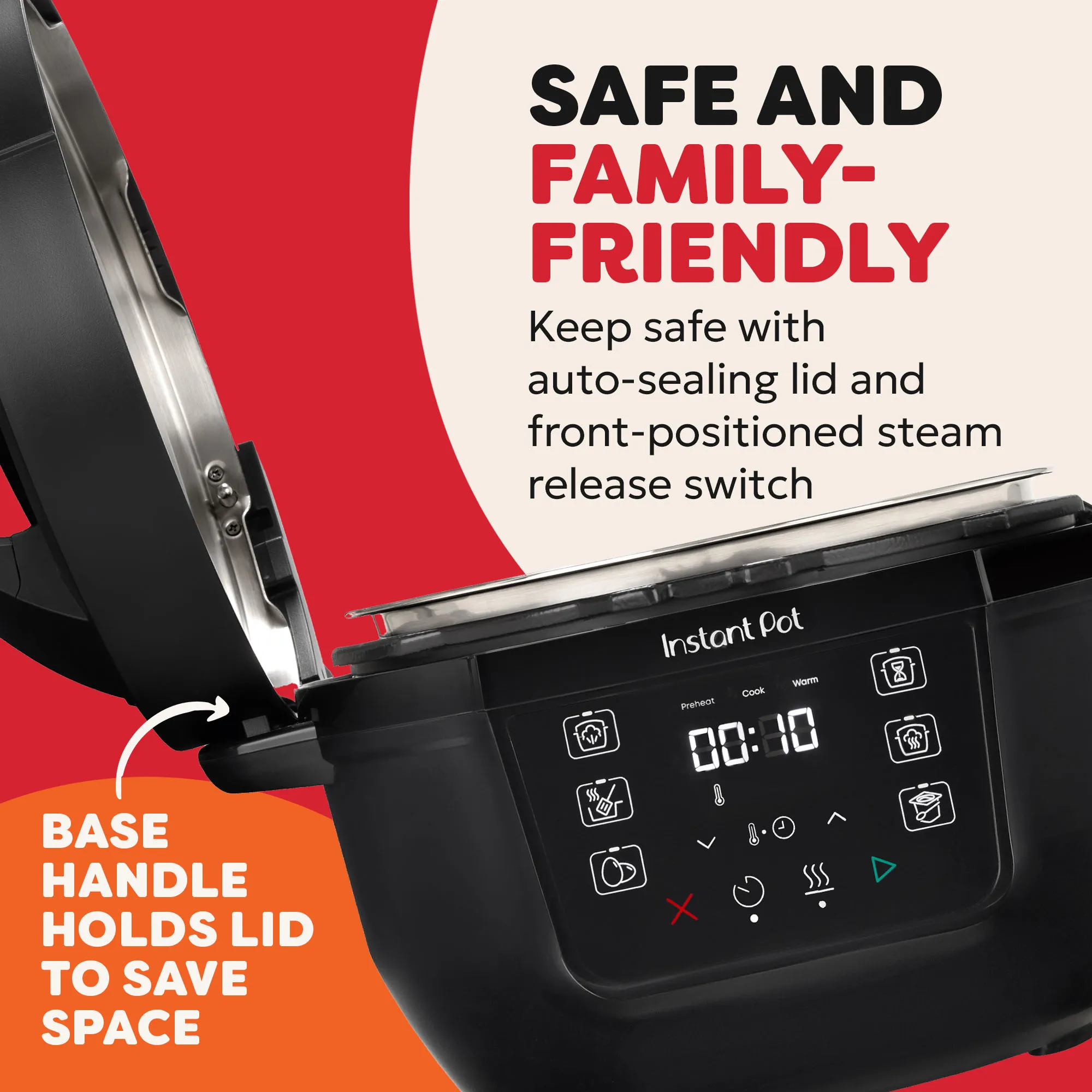 Instant® Pot Rio Mini 3.8L Black - Image 5