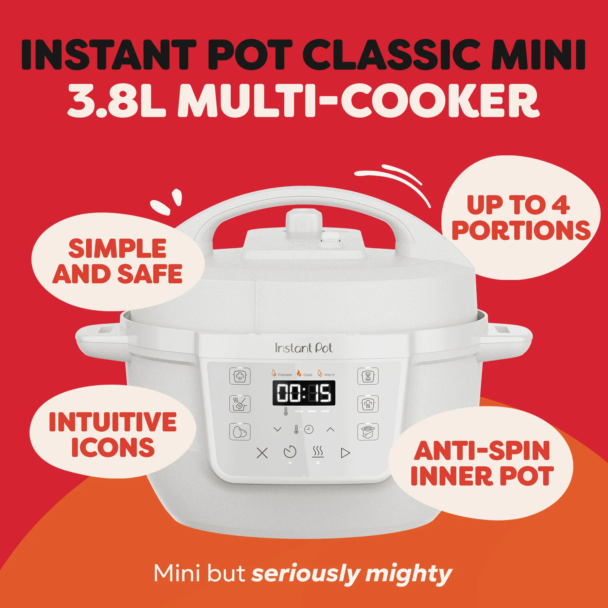 Instant® Pot Rio Mini 3.8L Sea Salt - Image 3
