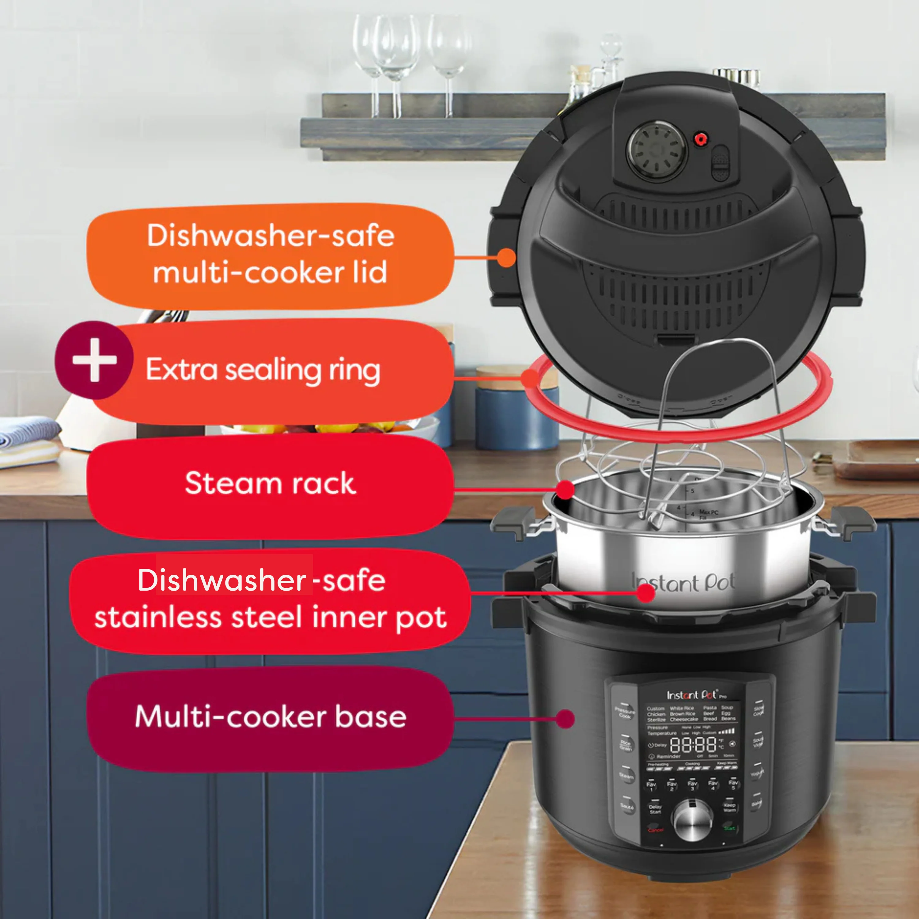 Instant Pot® Pro Multi-Cooker 5.7L - Image 5