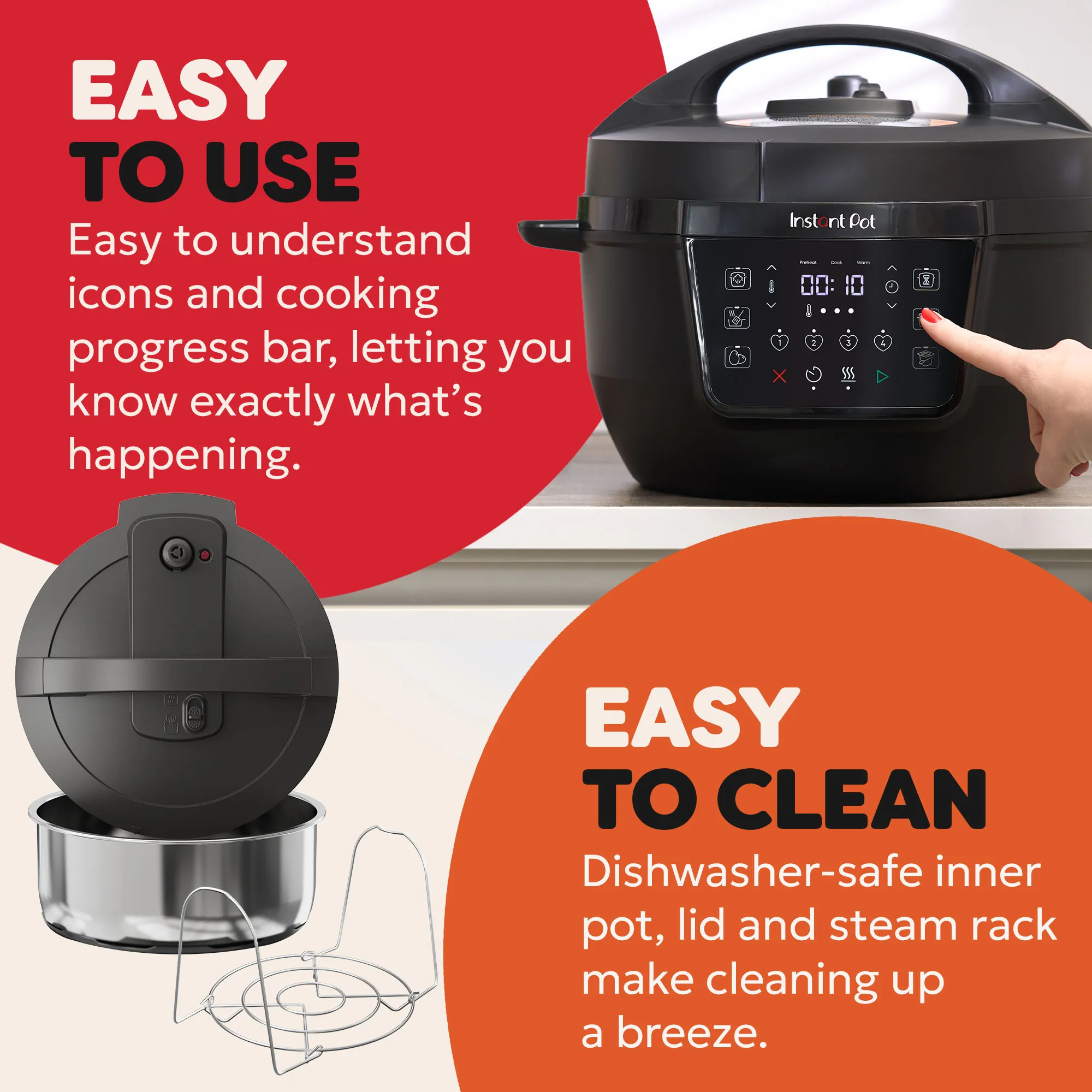 Instant® Pot RIO Wide Base Multi Cooker 7.1L - Image 6