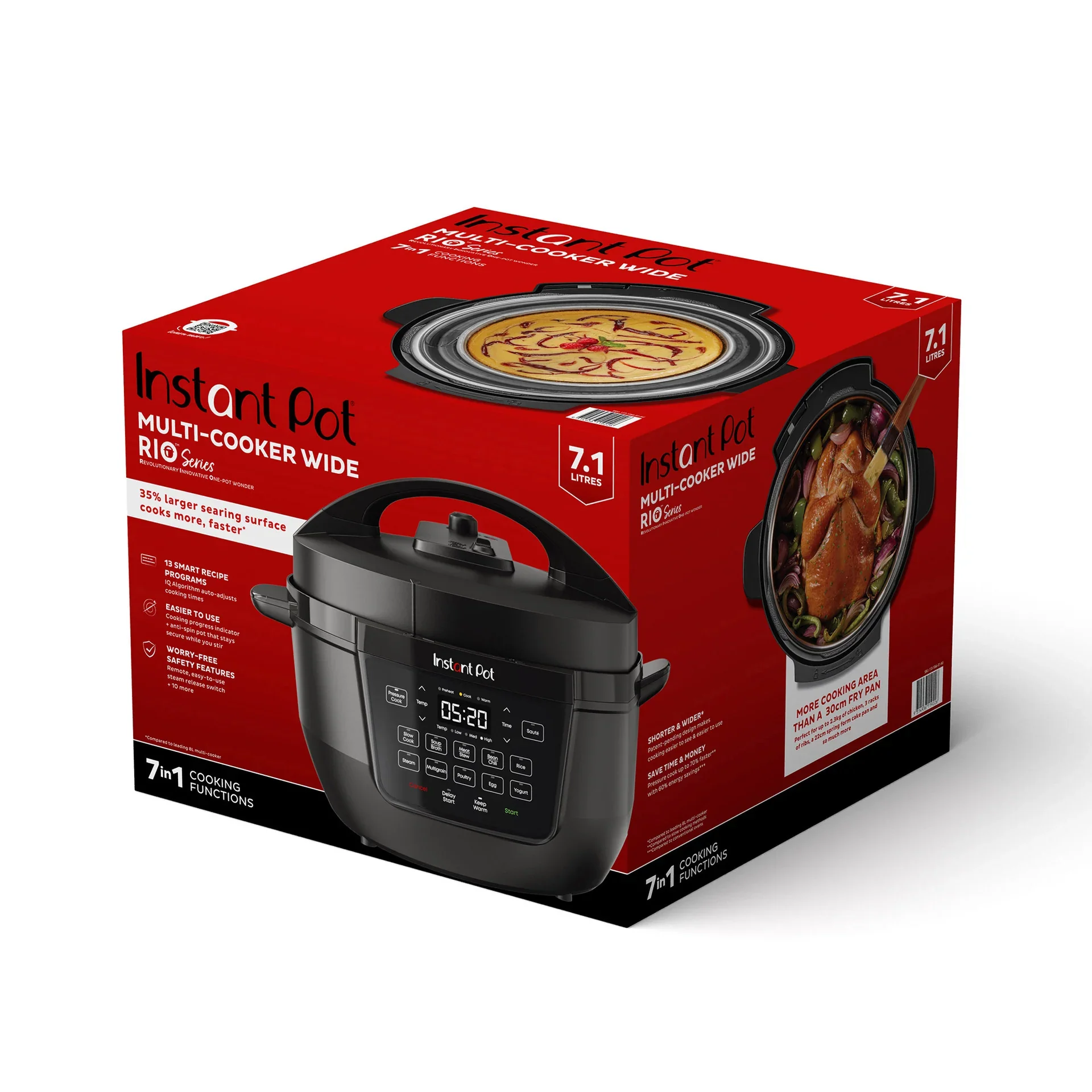 Instant® Pot RIO Wide Base Multi Cooker 7.1L - Image 9